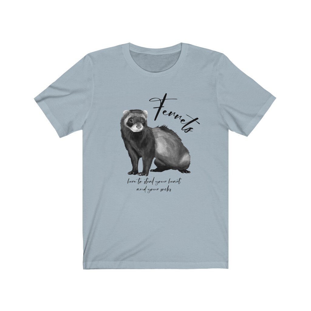 Funny Ferret Tshirt Ferret Gift I love my Ferret Unisex Etsy