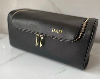 Personalizzato Uomo Lavare Borsa da viaggio Borsa da toilette Regali Sposi Regalo Usher Regalo regalo Regalo di nozze Regali da uomo Regali per lui Papà