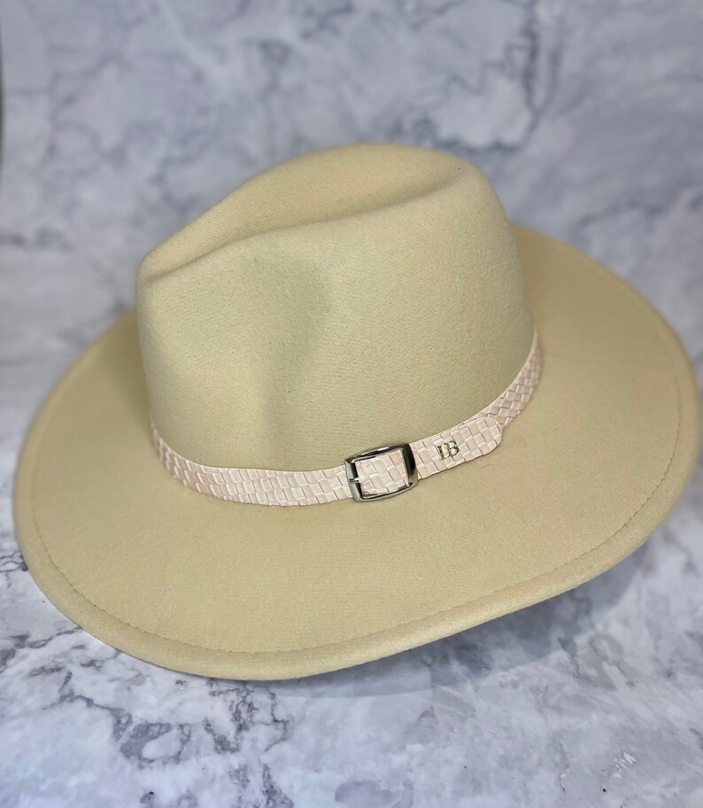 Personalised Monogram Fedora Hat Initials Personalized Womens Fedora