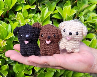 Crochet Dog Labrador Retriever Keyring