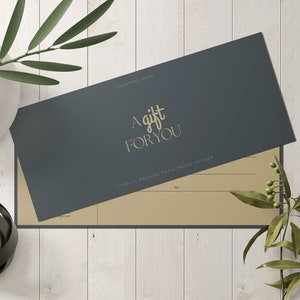 Minimale Geschenkgutscheinvorlage, minimalistisch, DIY-Geschenkgutschein, bearbeitbarer Geschenkgutschein, druckbare Geschenkkarte, druckbare Gutscheine, Coupons