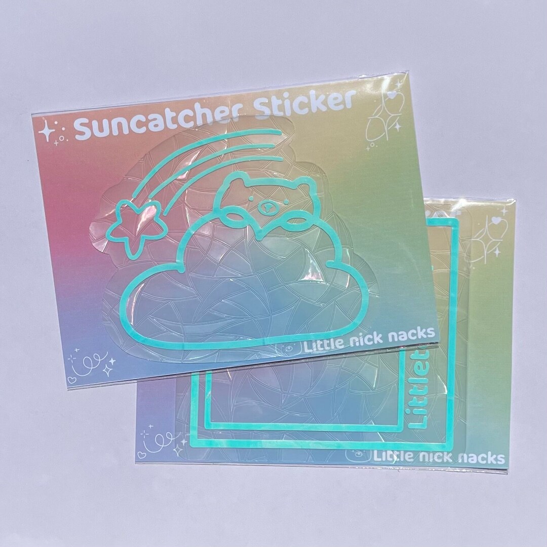 Suncatcher Sticker, Rainbow, Window Decal, Sticker, Window Cling