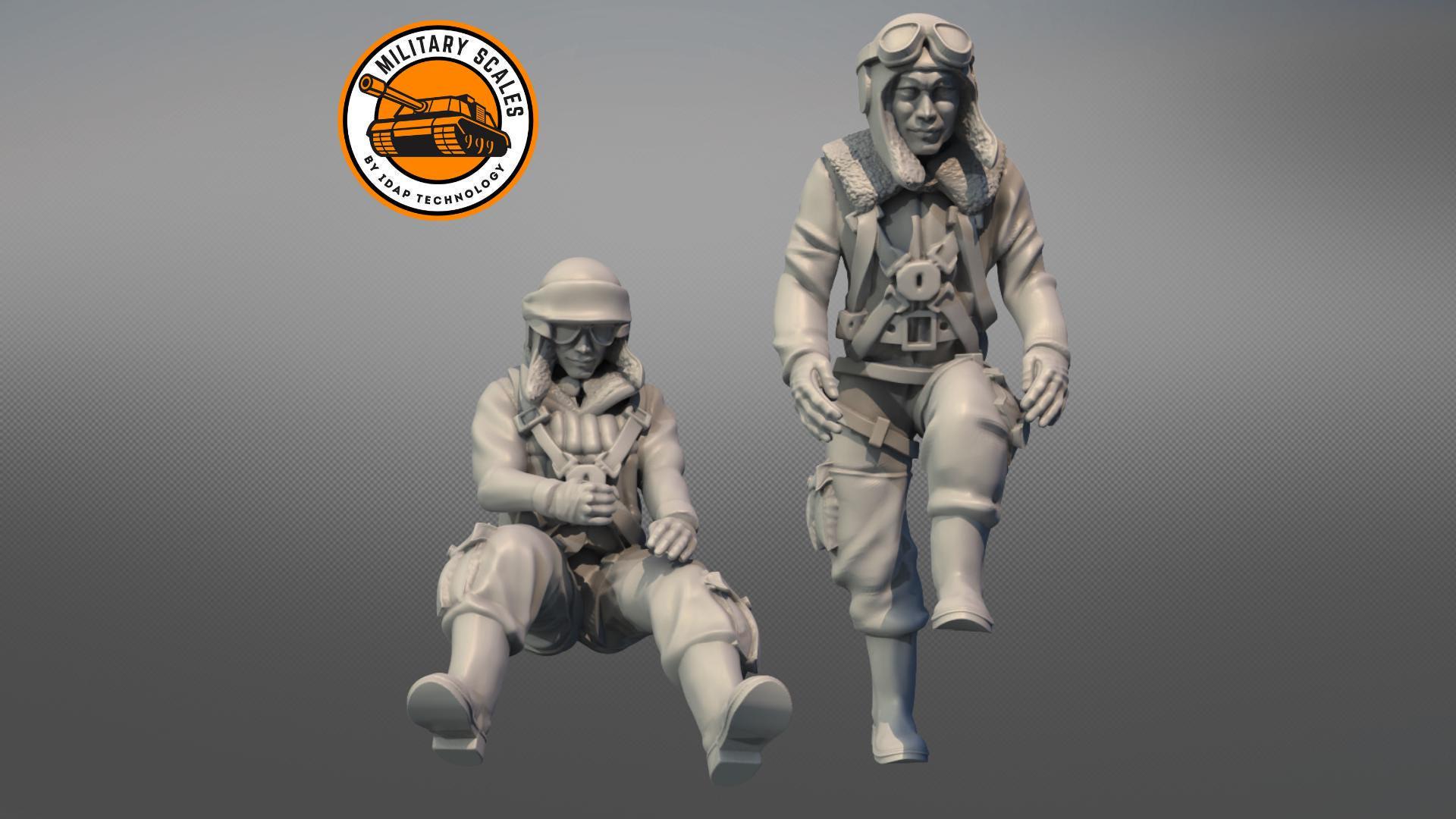 Lot De 31 Soldats Japonais WWII à Peindre - Échelle 1/72 (Atlantic), Occasion