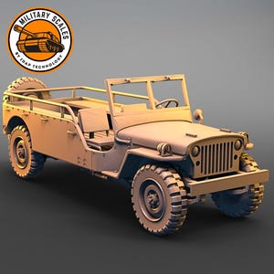 Jeep Willys long - american military scales ww2 vehicle off-road transport command truck modeling hobby 1/30 1/35 1/48 1/56 1/72 1/76 1/87