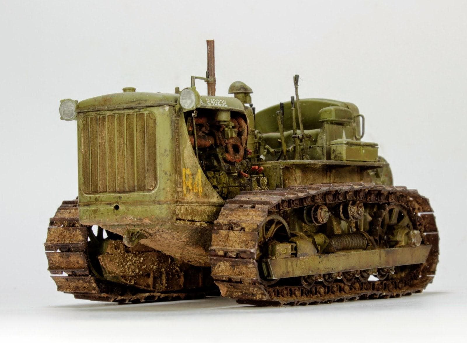 Caterpillar D7 - American Military Scales Ww2 Vehicle