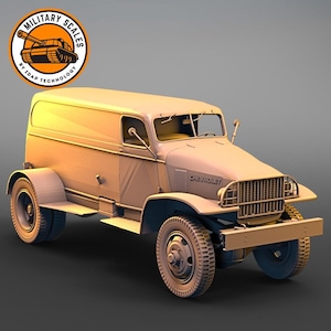 Chevrolet G7105 Panel - american military scales ww2 vehicle command communication truck modeling hobby 1/30 1/35 1/48 1/56 1/72 1/76 1/87