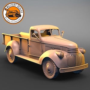 Chevrolet 3804 - american military scales ww2 vehicle civilian general purpose transport truck modeling 1/30 1/35 1/48 1/56 1/72 1/76 1/87