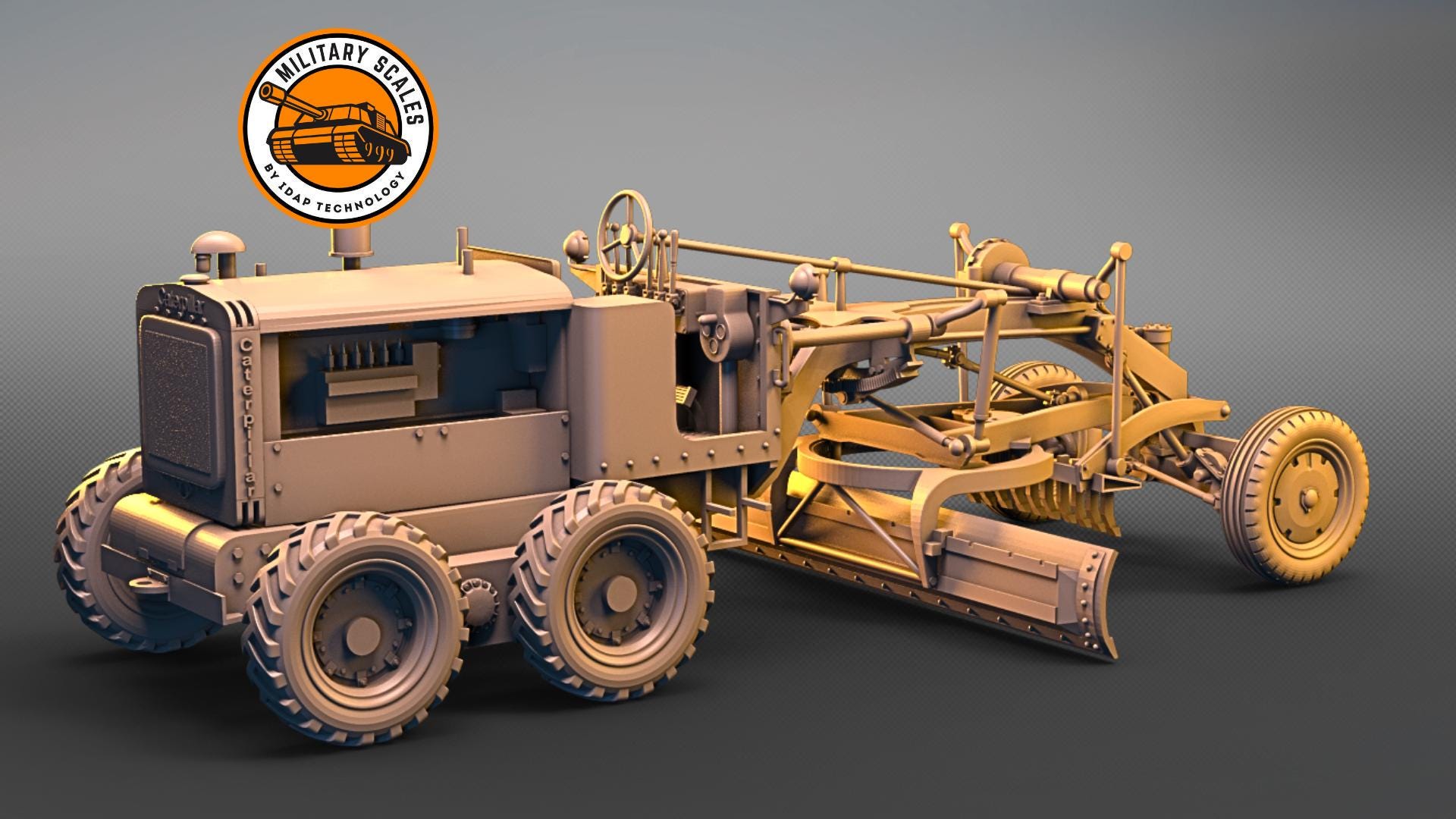 Caterpillar No12 Motor Grader - American Military Scales Ww2