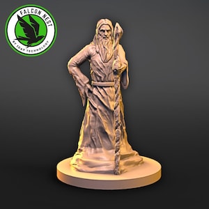 Gandalf for War of the Ring (3D resin print) - custom board games tabletop games accessories wargame fantasy fighting adventure gift idea
