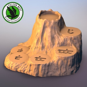 Mount Doom for War of the Ring larger (Anniversary or Collector) (resin casting) - custom board games tabletop games accessories for playmat