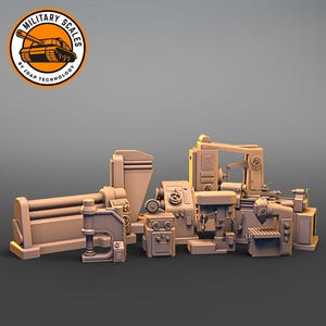 Machines for workshops and factories - military scales war tools accessories diorama modeling hobby 1/30 1/35 1/48 1/56 1/72 1/76 1/87