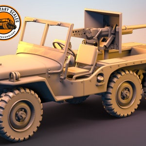 Jeep Willys 6x6 American Military Scales Ww2 Vehicle Off-road Transport ...