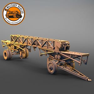 FRIES KRAN 16t Strabokran transport - german military scales ww2 technical service crane modeling hobby 1/30 1/35 1/48 1/56 1/72 1/76 1/87