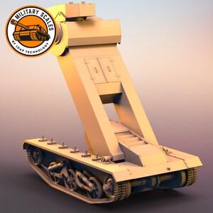 Praying Mantis Experimental Machine Gun Carrier British Military Scales ...