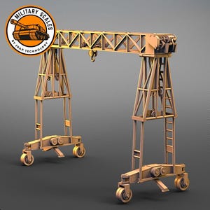 FRIES KRAN 16t Strabokran D.RP. - german military scales ww2 technical service crane modeling hobby 1/30 1/35 1/48 1/56 1/72 1/76 1/87