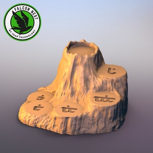 Mount Doom for War of the Ring (resin casting) - custom board games tabletop games accessories wargame fantasy fighting adventure gift idea