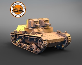 7TP - ポーランド軍スケール WW2 車両 装甲 軽 双砲塔 戦車 モデリング