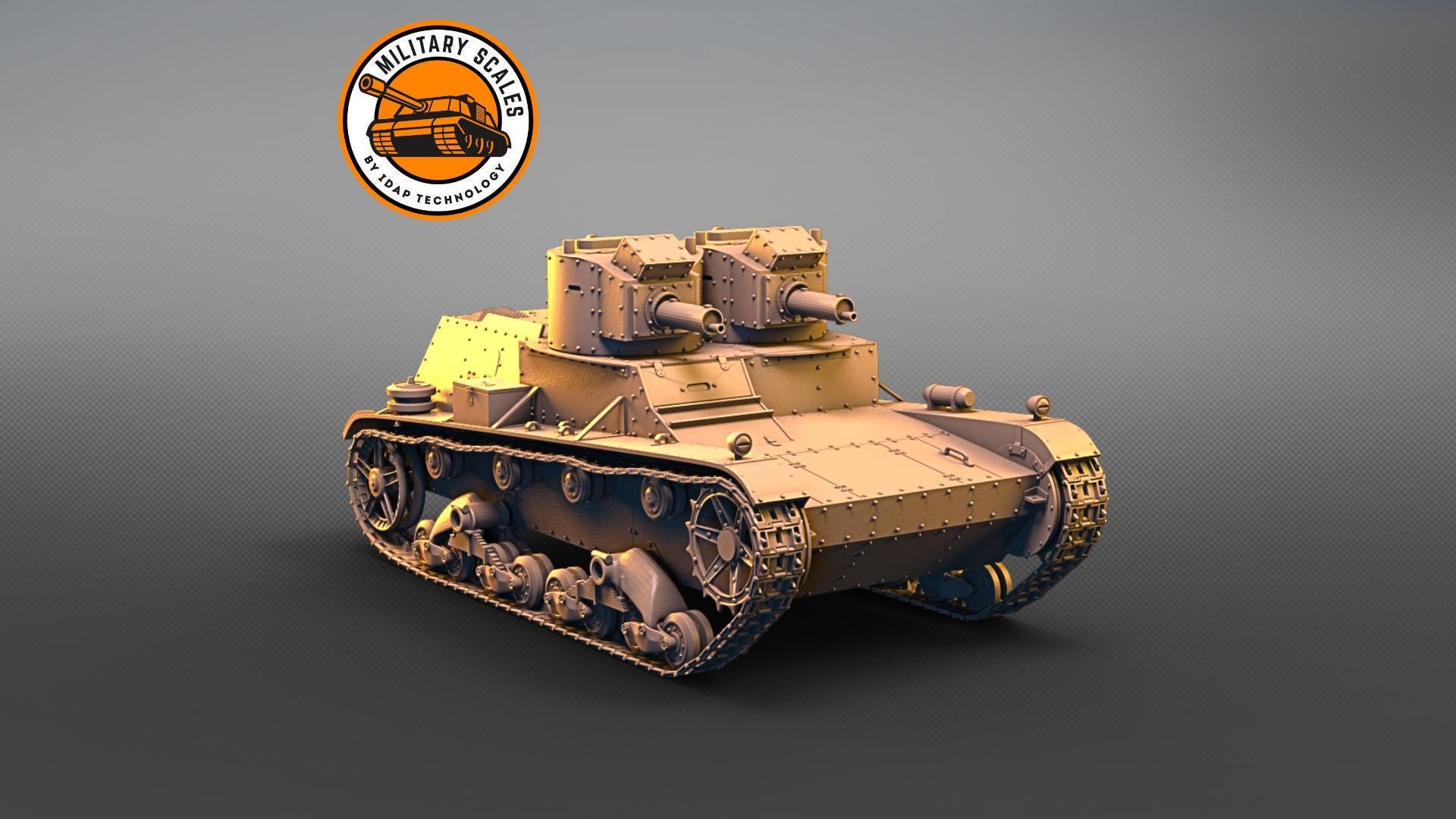 1/35ポーランド軍第7師団戦車まとめ買いセット　完成品 7TP - ポーランド軍スケール WW2 車両 装甲 軽 双砲塔 戦車 モデリング