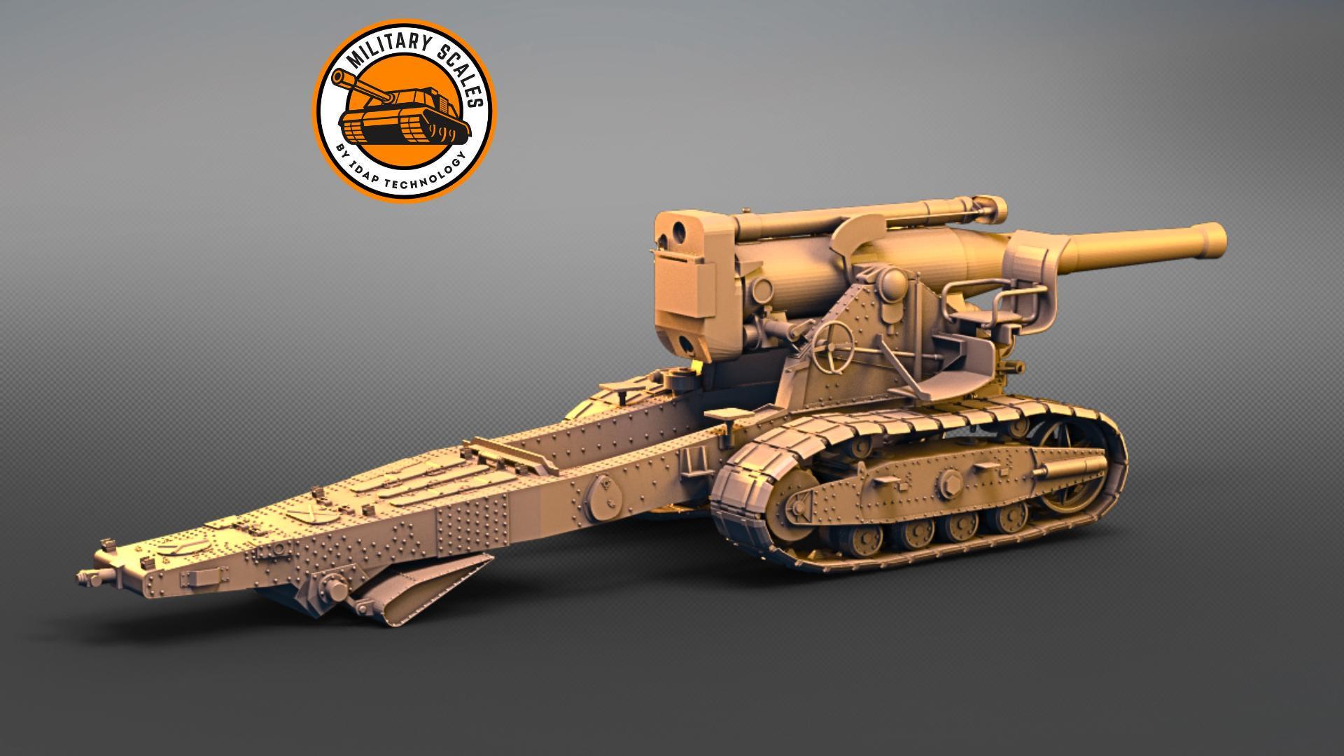 203 Mm Howitzer M1931 (B-4) - Soviet Military Scales Ww2 Howitzer