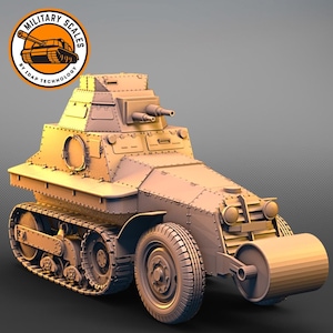 AMC Schneider P-16 - french military scales ww2 interwar vehicle semi-tracked cannon modeling hobby 1/30 1/35 1/48 1/56 1/72 1/76 1/87