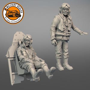 Britischer Pilot der RAF aus der Luftschlacht um England im Hurricane für Arma Hobby Nr. 4 – Krieg, Militär, Maßstab, Hobby 1/30, 1/35, 1/48, 1/56, 1/72, 1/76, 1/87