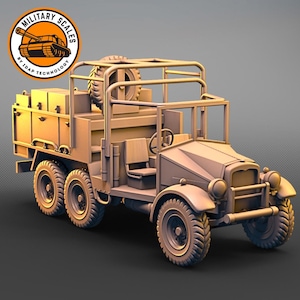 Morris Commercial CDSW 30 cwt 6x4 - british military scales ww2 vehicle artillery tractor modeling hobby 1/30 1/35 1/48 1/56 1/72 1/76 1/87