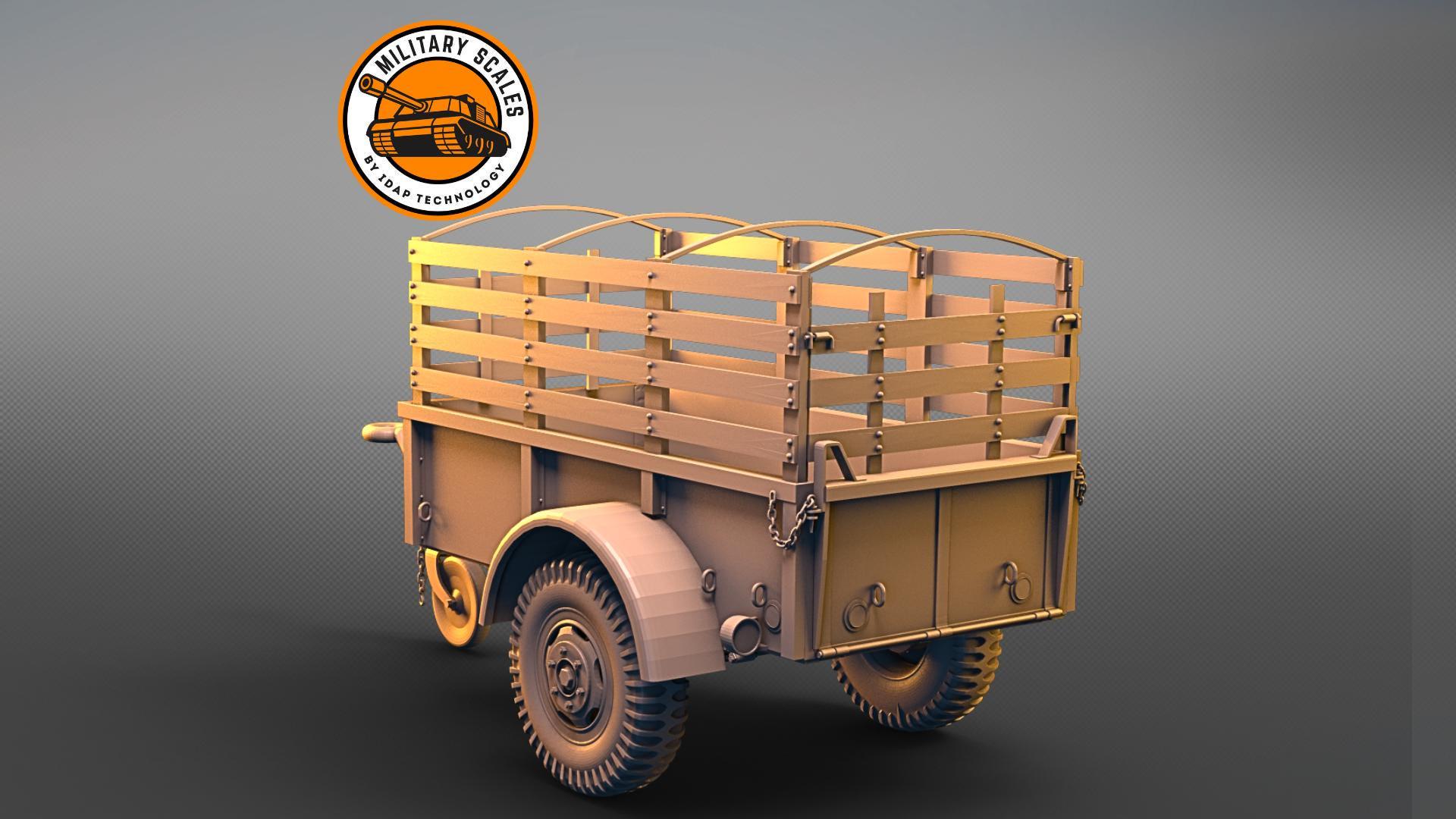 1:87 HO Scale 3D-Printed SRW Flatbed Pickup Truck Body – Perfect For Model Train Layouts & Dioramas