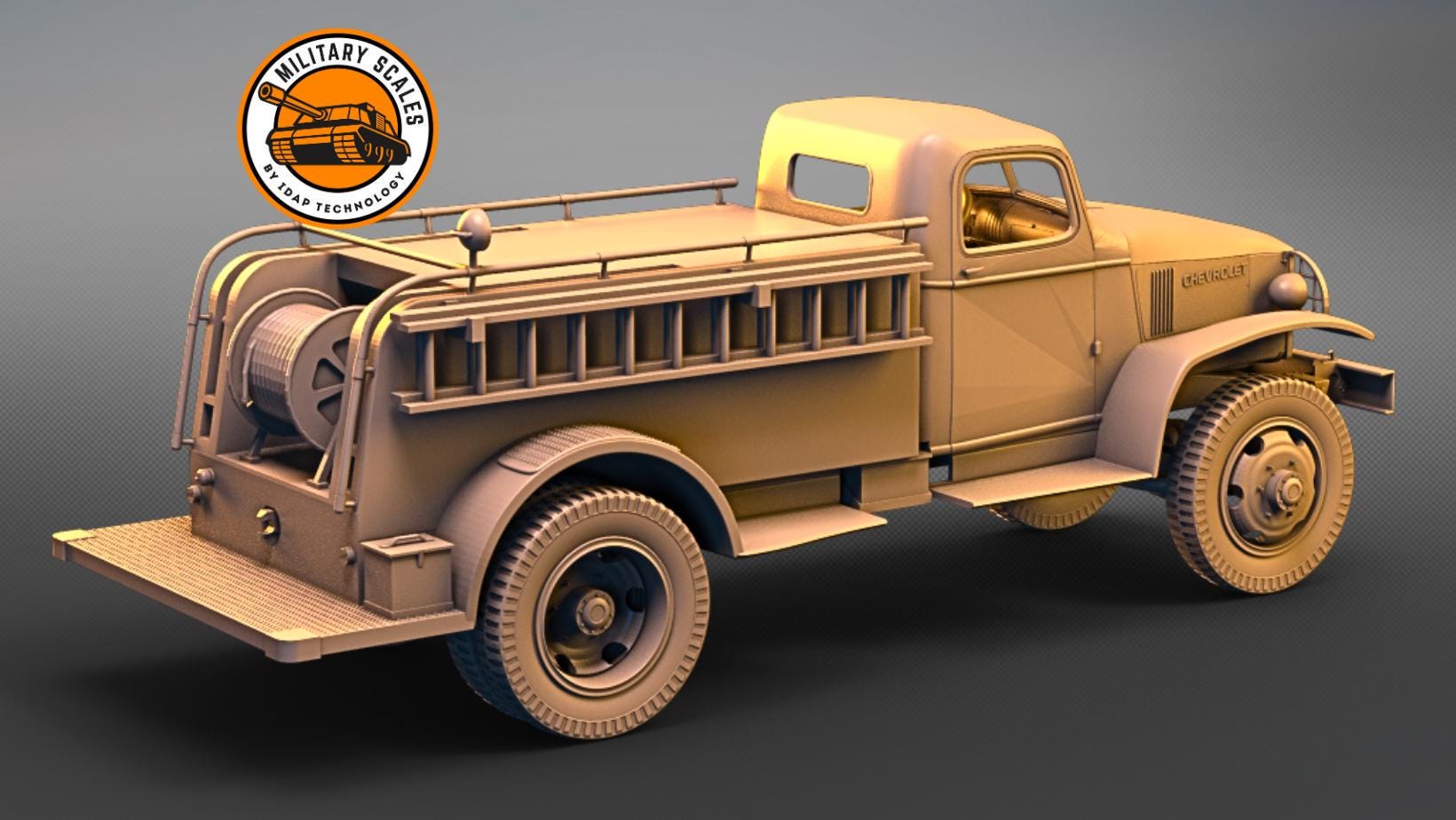 Fire Truck Class 110 - American Military Scales Ww2 Vehicle Special ...