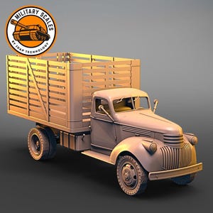 Chevrolet 4419 - american military scales ww2 vehicle civilian general purpose transport truck modeling 1/30 1/35 1/48 1/56 1/72 1/76 1/87