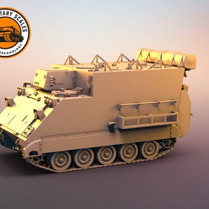 M577 Command Post Carrier USA Military Scales Cold War Armored Tracked ...