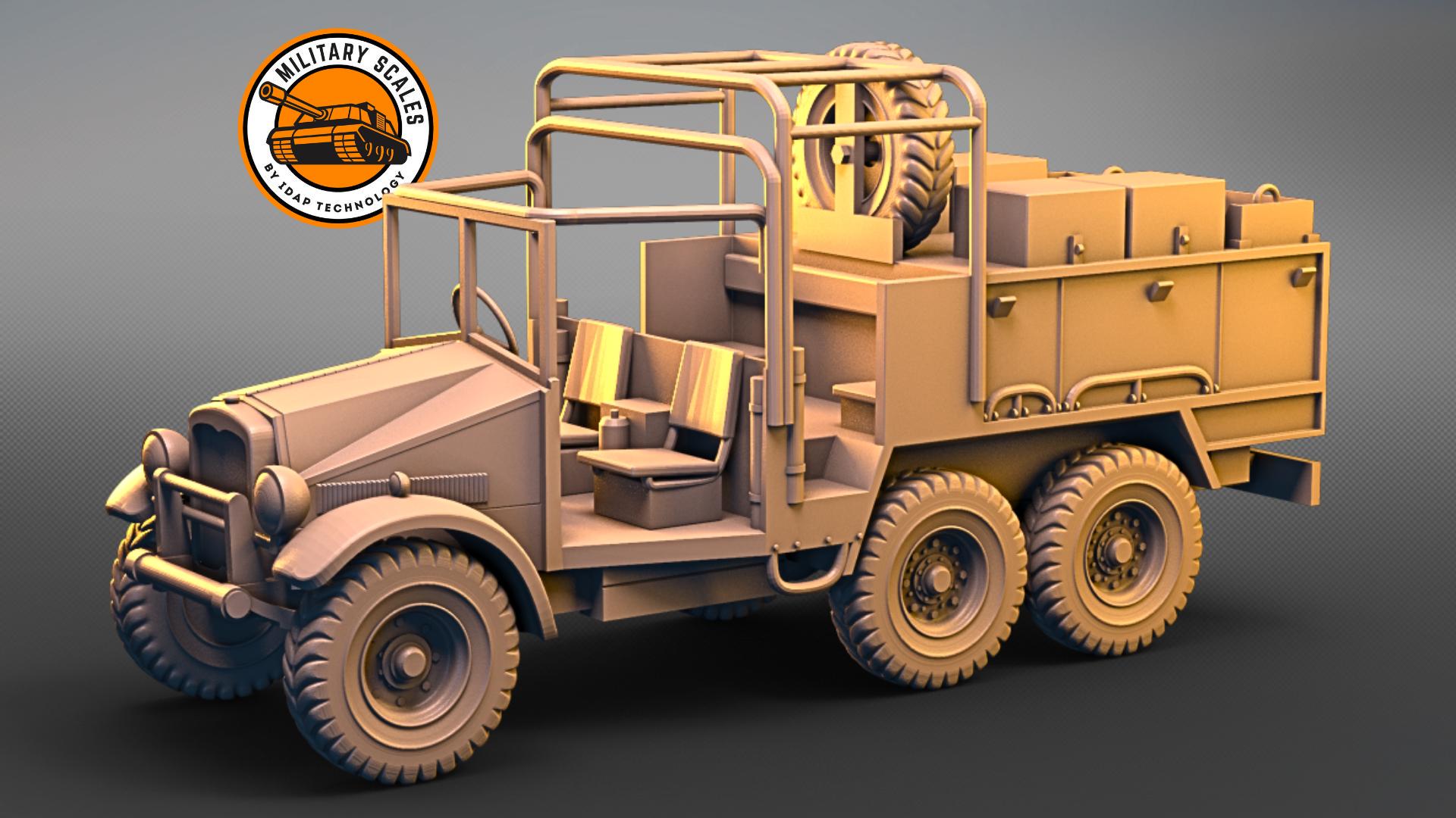 1/35 英・モーリスコマーシャルCDSW 30-CWT モリス コマーシャル CDSW 30 cwt 6x4 - イギリス軍スケール WW2 車両