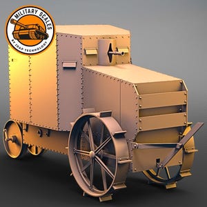 Filtz armored tractor - french military scales ww1 vehicle armored tractor modeling hobby 1/30 1/35 1/48 1/56 1/72 1/76 1/87