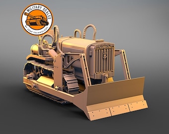 KOMATSU G-40 - trator trator de esteiras, veículo militar japonês, escalas da Segunda Guerra Mundial, modelagem de hobby 1/30 1/35 1/48 1/56 1/72 1/76 1/87
