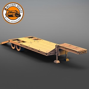 TM-9 trailer - allied military scales ww2 transport heavy trailer modeling hobby 1/30 1/35 1/48 1/56 1/72 1/76 1/87