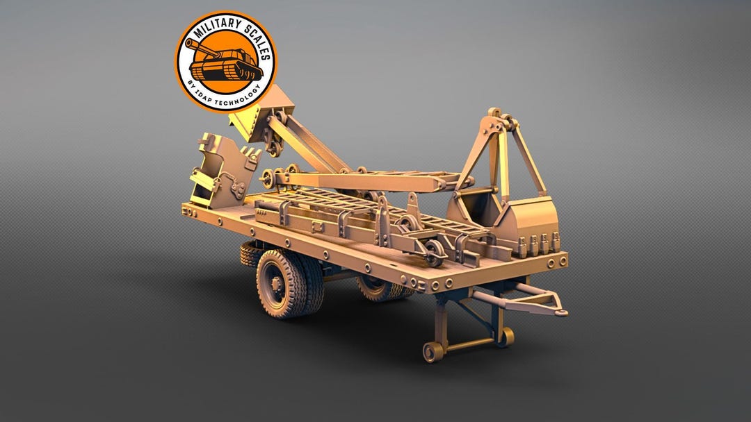 ホワイト666用トレーラー（クレーン付き） - アメリカ軍スケール WW2