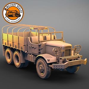 Mack NO Series - american military scales ww2 vehicle heavy transporter artillery tractor modeling hobby 1/30 1/35 1/48 1/56 1/72 1/76 1/87
