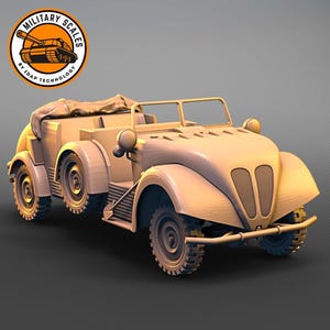 Tempo Vidal G1200 - german military scales ww2 vehicle modeling off-road passenger car hobby 1/30 1/35 1/48 1/56 1/72 1/76 1/87