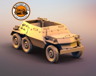 T24 Scout Car - american military scales ww2 vehicle armored off-road recon truck modeling hobby 1/30 1/35 1/48 1/56 1/72 1/76 1/87