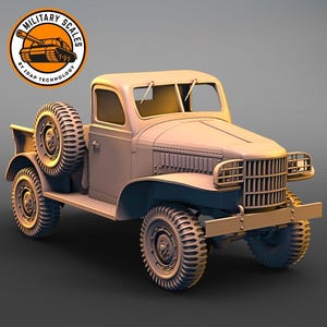 Dodge WC-43 - american military scales ww2 vehicle off-road truck modeling combat engineering hobby 1/30 1/35 1/48 1/56 1/72 1/76 1/87