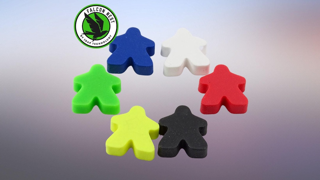 Rubber Meeple Figurines - Board Game Accessories 3D Printed Custom ...