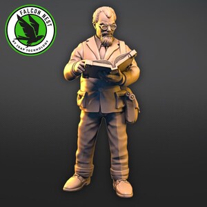 William Dyer - At the Mountains of Madness Campaign - Lovecraftian professor Cthulhu scholar eldritch researcher cosmic 20mm 28mm 32mm