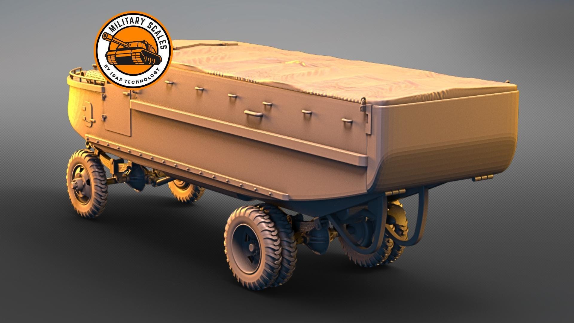 プラモデル　1/72 日・水陸両用貨物車スキ(SU-KI) 3Dプリントモデル ガレージキット [PD72187] 日・水陸両用貨物車スキ(SU-KI) (プラモデル) - ホビーサーチ
