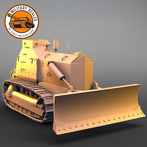 Caterpillar D7 US ARMY - american military scales ww2 tracked vehicle armored tractor modeling hobby 1/30 1/35 1/48 1/56 1/72
