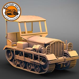 M2 High Speed Tractor - M2 Cletrac US army american military scales ww2 vehicle tracked modeling hobby 1/30 1/35 1/48 1/56 1/72 1/76 1/87