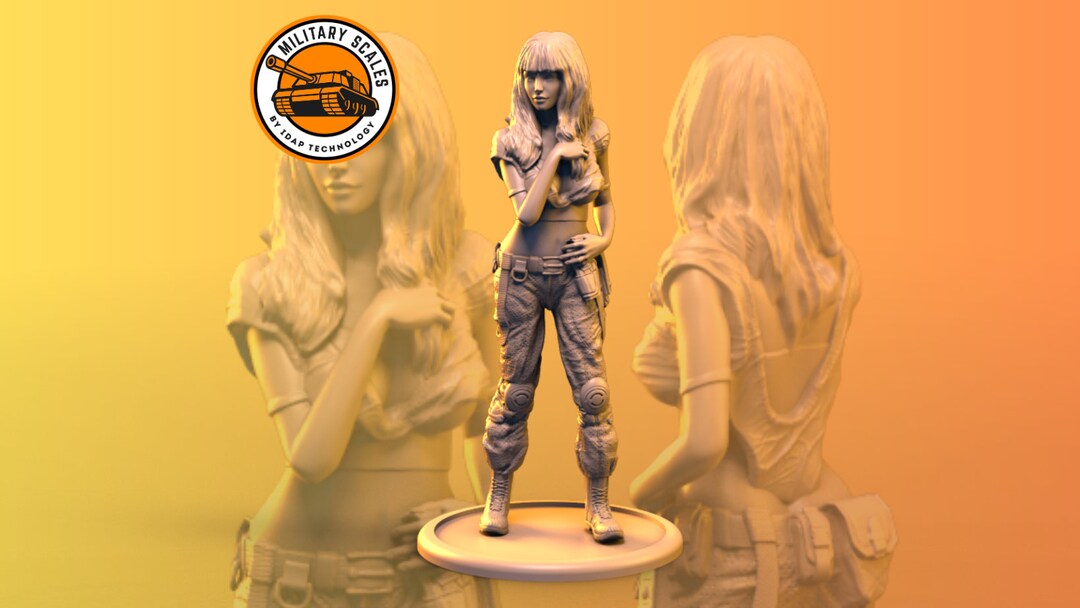 Military Doll 3 Custom Military Scales Girls Battle Anniversary Gift