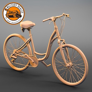 Bicycle #2 - military scales war vehicle accessories diorama bike modeling hobby 1/30 1/35 1/48 1/56 1/72 1/76 1/87