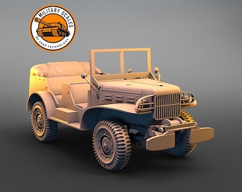 Dodge WC-57 - american military scales ww2 vehicle off-road truck recon car modeling hobby 1/30 1/35 1/48 1/56 1/72 1/76 1/87