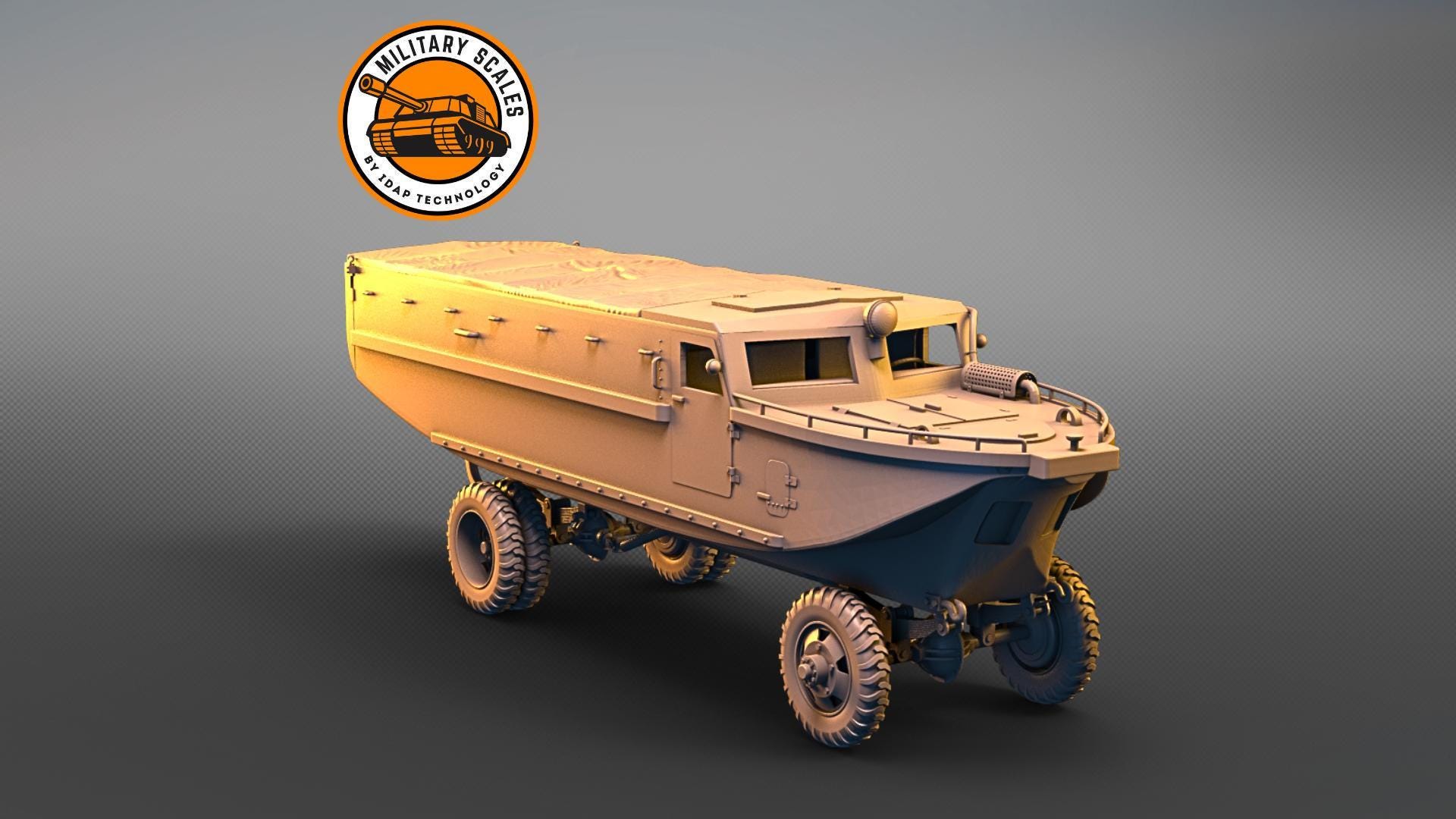 プラモデル　1/72 日・水陸両用貨物車スキ(SU-KI) 3Dプリントモデル ガレージキット [PD72187] 日・水陸両用貨物車スキ(SU-KI) (プラモデル) - ホビーサーチ