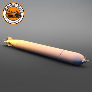 Torpedo G7E - Deutsch Militär Maßstab 2. Weltkrieg Marine U-Boot Elektro Torpedo Zubehör Modellbau Hobby 1/30 1/35 1/48 1/56 1/72 1/76 1/87