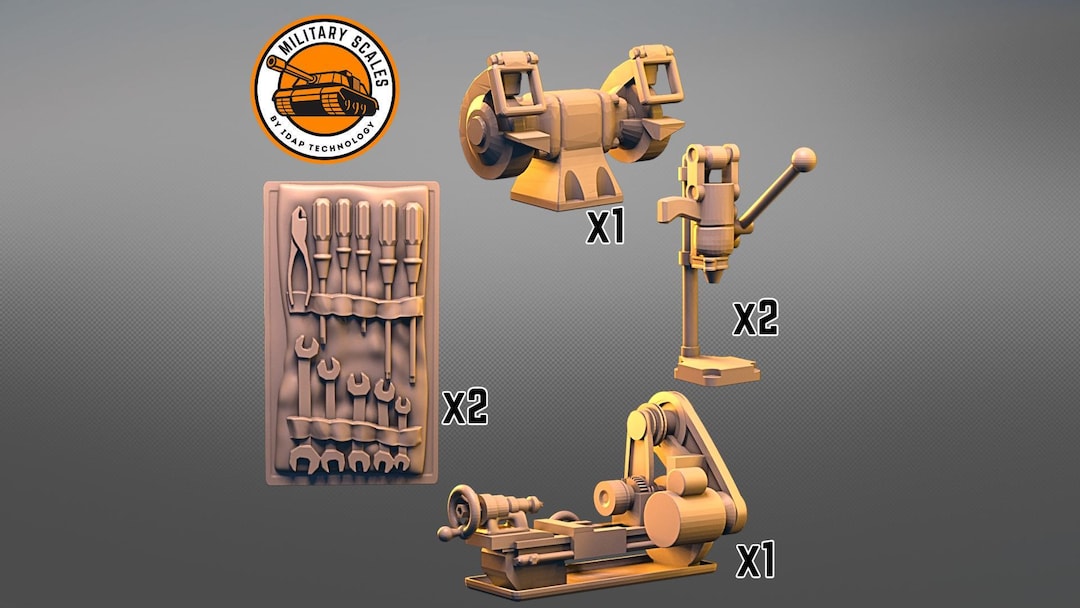 Machines for Workshops and Factories #2 - Military Scales War Tools ...